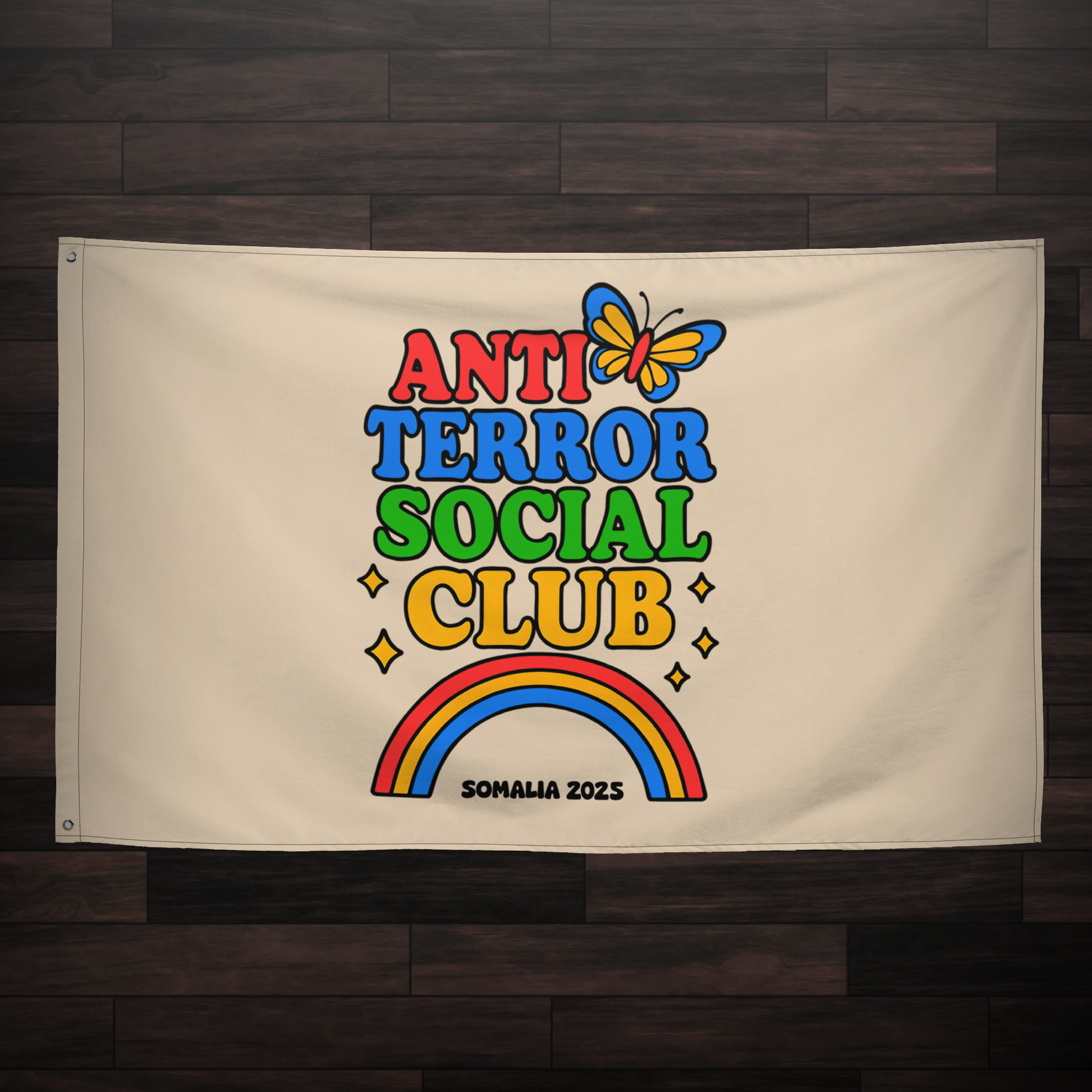 Anti Terror Social Club Flag